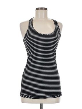 lululemon athletica Black and White Striped Tank
